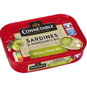 Sardines à l'huile d'olive 135g - Bio