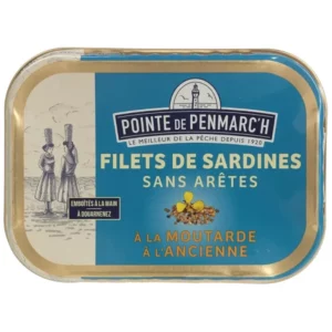 Filets van sardines met graanmosterd 100gr.