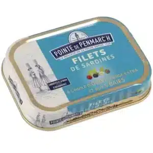 Filets de Sardines à l'huile d'olive et aux 5 baies 100g