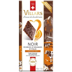 Pure chocolade met sinaasappel 100gr.