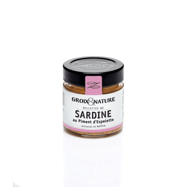 Rillettes van van sardines met espelette peper 100gr.