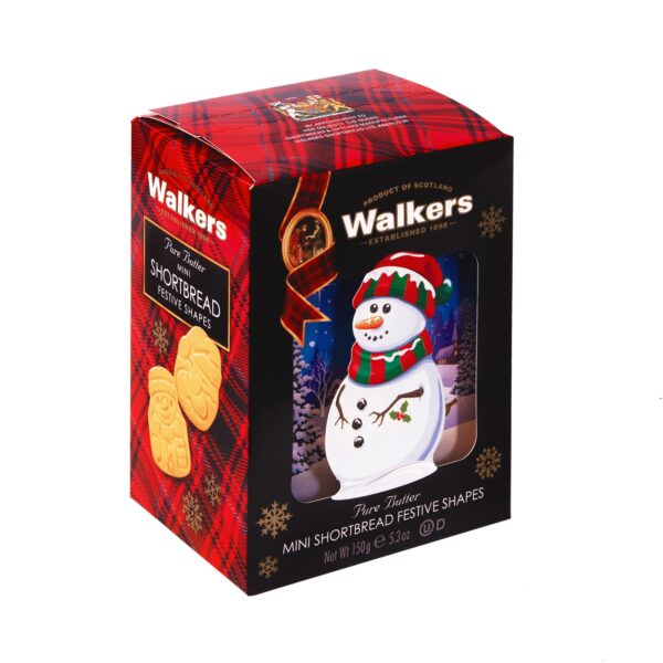 Walkers shortbread snowman 3D box 150 gr