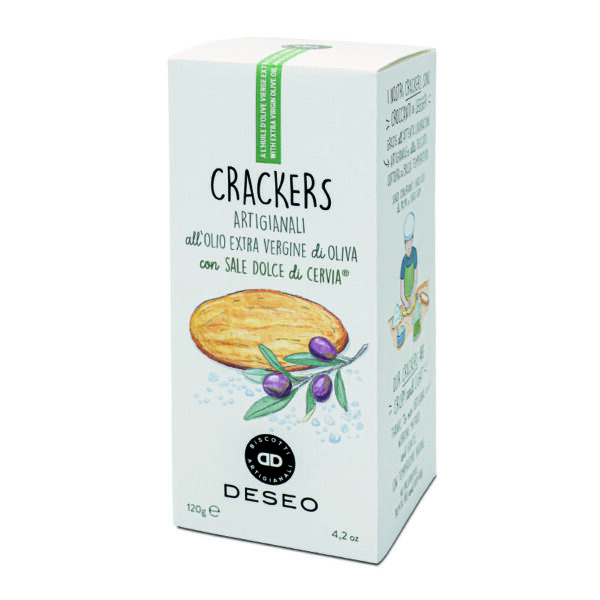 Deseo Crackers met olijfolie en zeezout