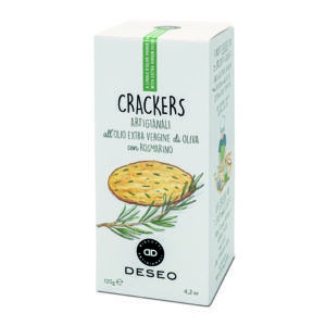 Deseo Crackers met olijfolie en rozemarijn