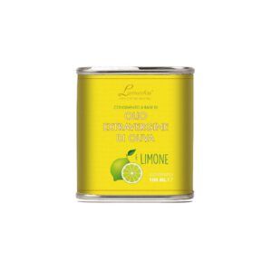 Huile d'Olive extra vierge au Citron Tin 100 ml.