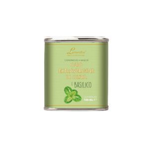 Huile d'Olive extra vierge au Basilic Tin 10cl