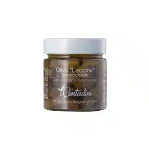 Olives "Leccine" dénoyautées et assaisonnées 230g