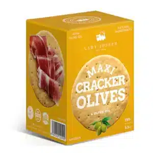 Lady Joseph Maxi Cracker aux Olives Vertes et Huile d'Olive 150g