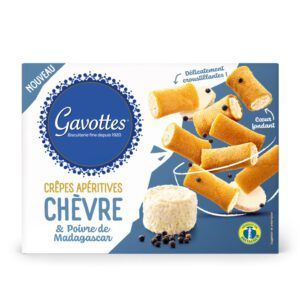 Gavottes Crêpe Apéritive Chèvre et Poivre de Madagascar 80g