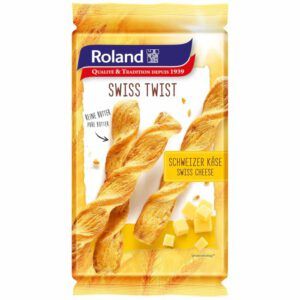 Flutes Twist, torsadés au fromage suisse 100g